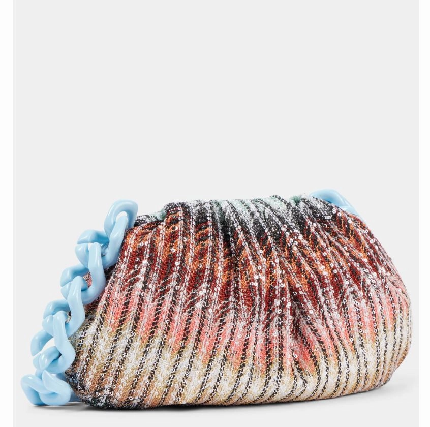 Sequin Pouch, Lurex Multi