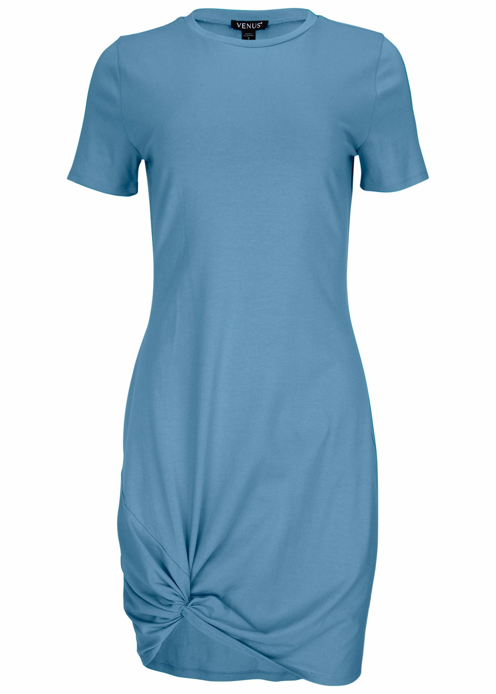 Side Twist T-Shirt Dress - Niagara