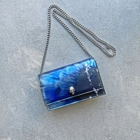 Skull Mini Bag Iris, Blue