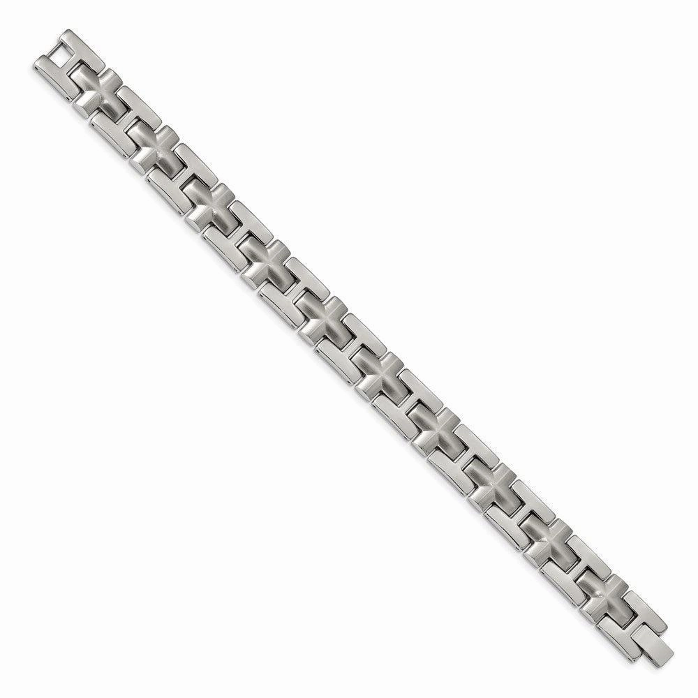 Stainless Steel Brushed/Polished 8.5in Bracelet