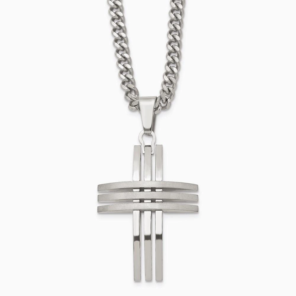 Stainless Steel Cross Necklace