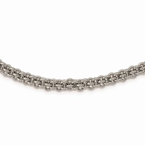 Stainless Steel Polished 24in Necklace