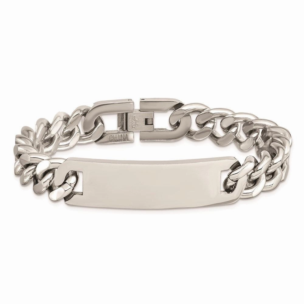 Stainless Steel Polished 7.75 inch ID Bracelet
