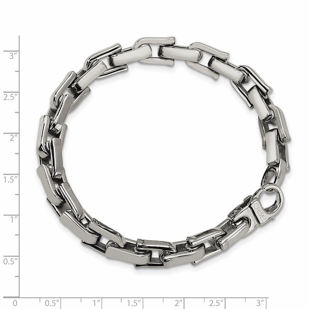 Stainless Steel Polished 8.5in Bracelet