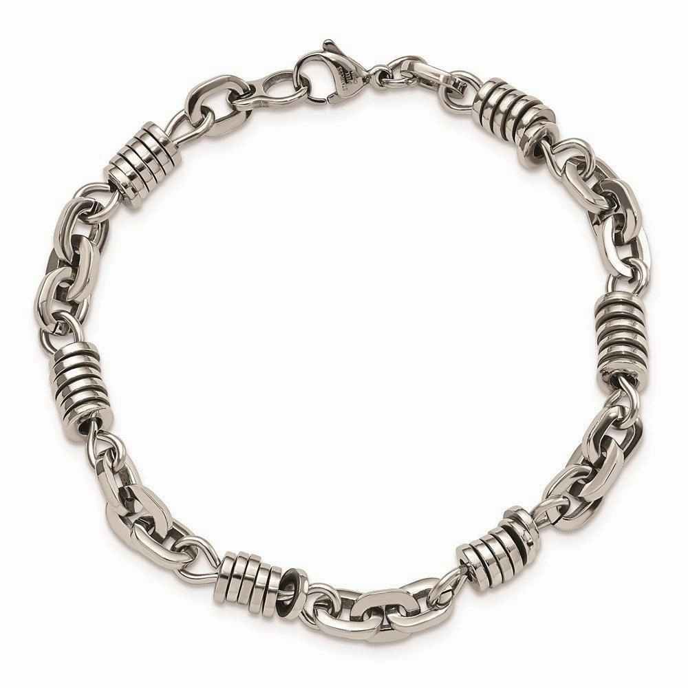 Stainless Steel Polished 9in Bracelet