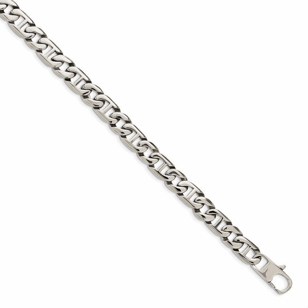 Stainless Steel Polished Links Necklace