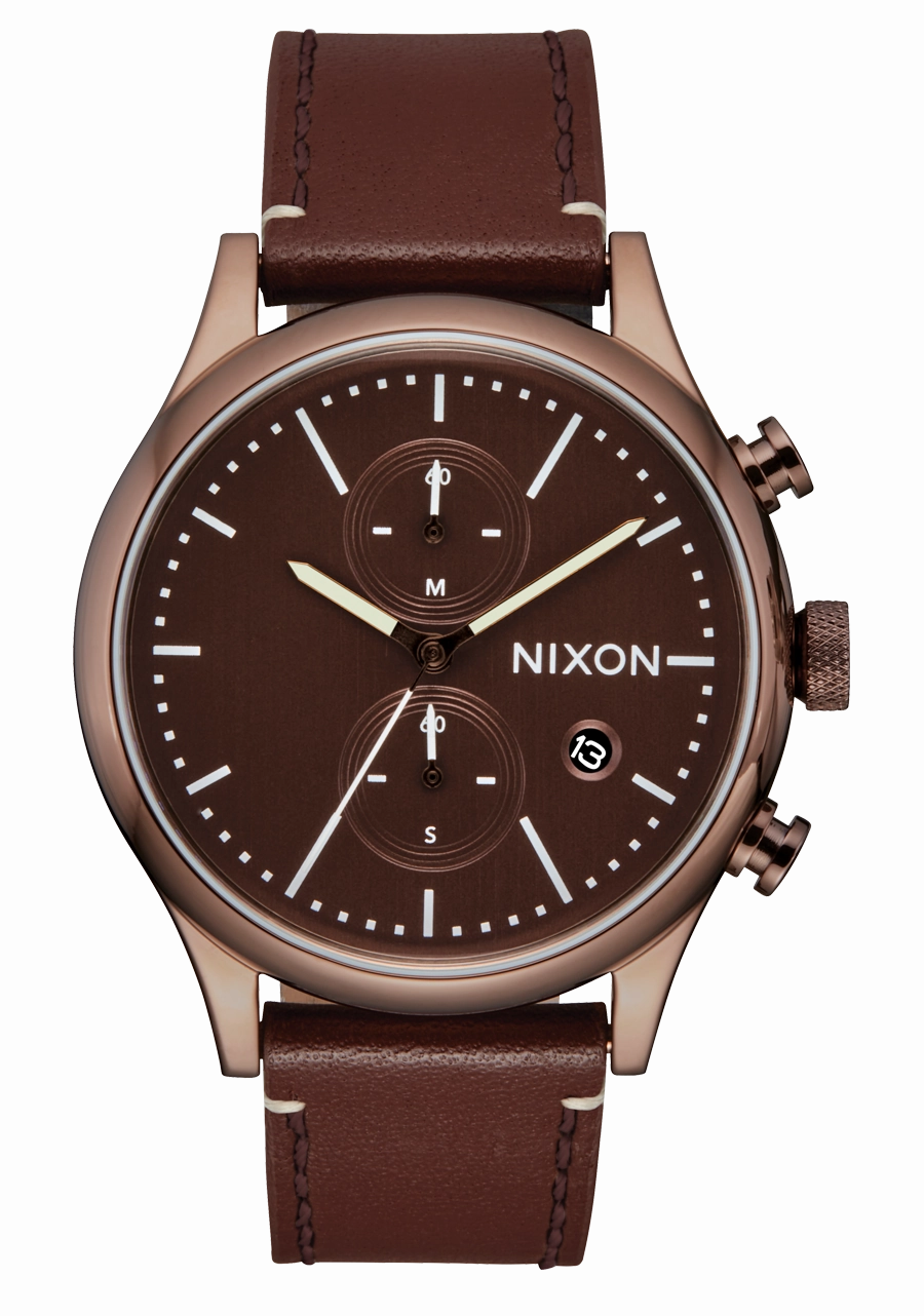 Station Chrono Leather - Chocolate / Cappuccino / Brown