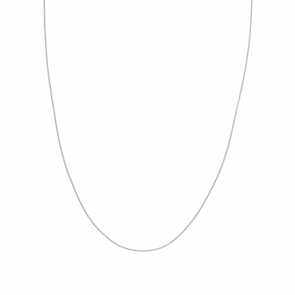 Sterling Silver 1.05mm Cable Chain