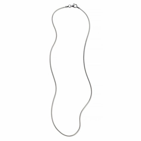 Sterling Silver 1.3mm Snake Chain, 16"