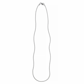 Sterling Silver Bead Chain