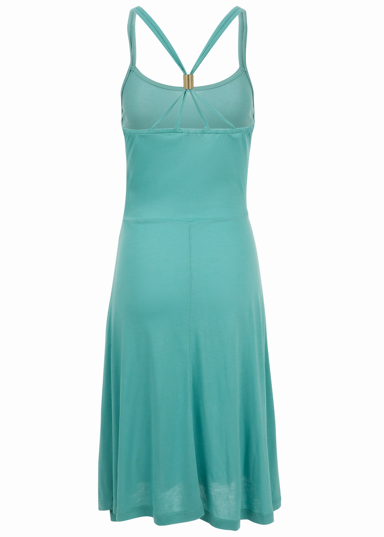 Strappy Back Dress - Blue