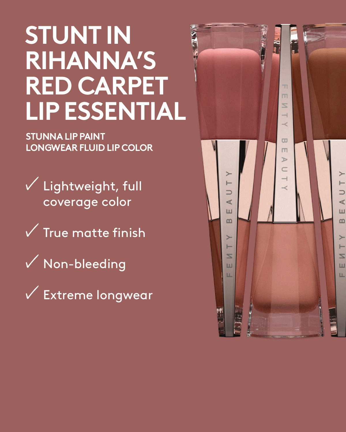 Stunna Lip Paint Longwear Fluid Lip Color ?? Unlocked