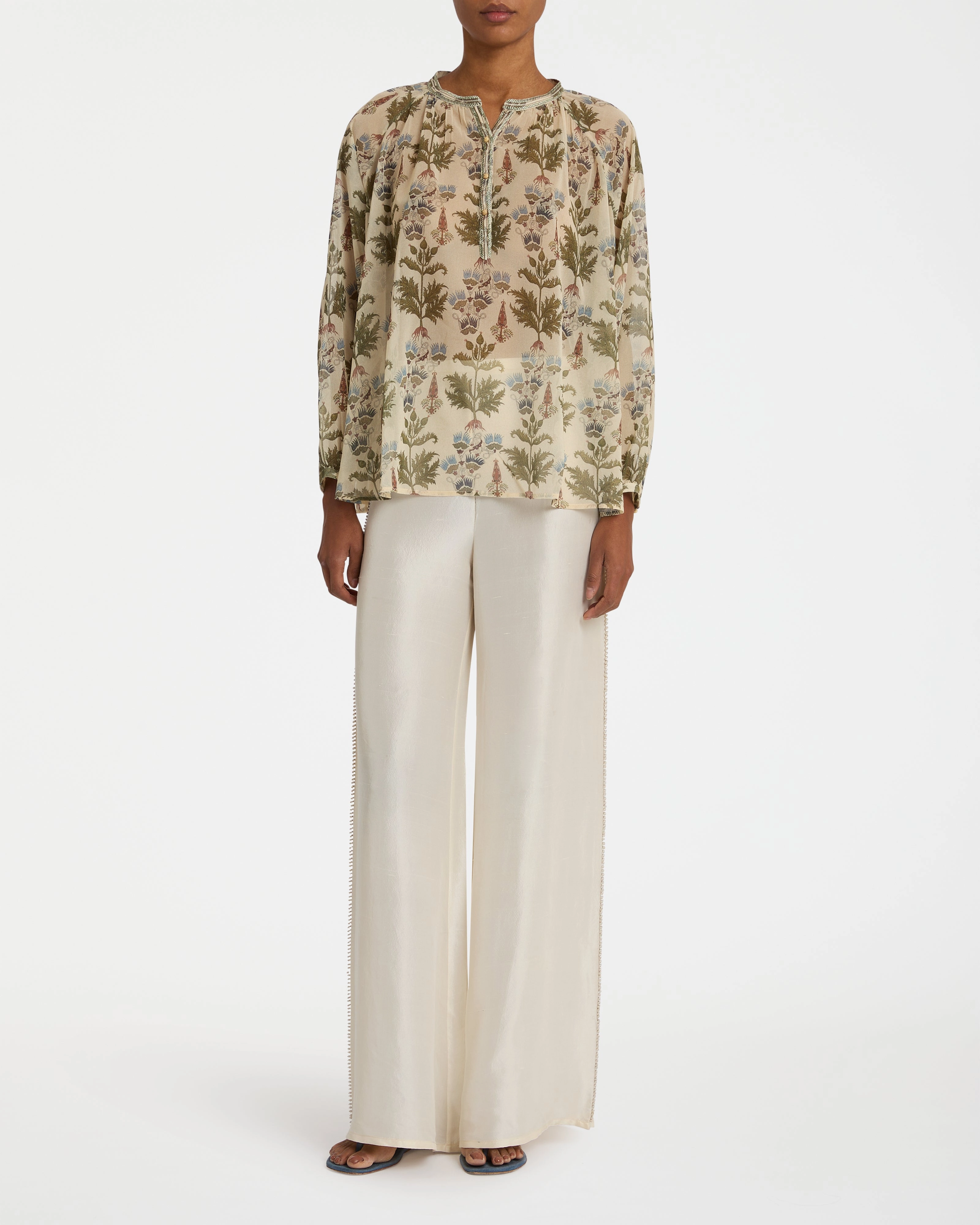 Sunshirt in Shiny Persian Botanic Print