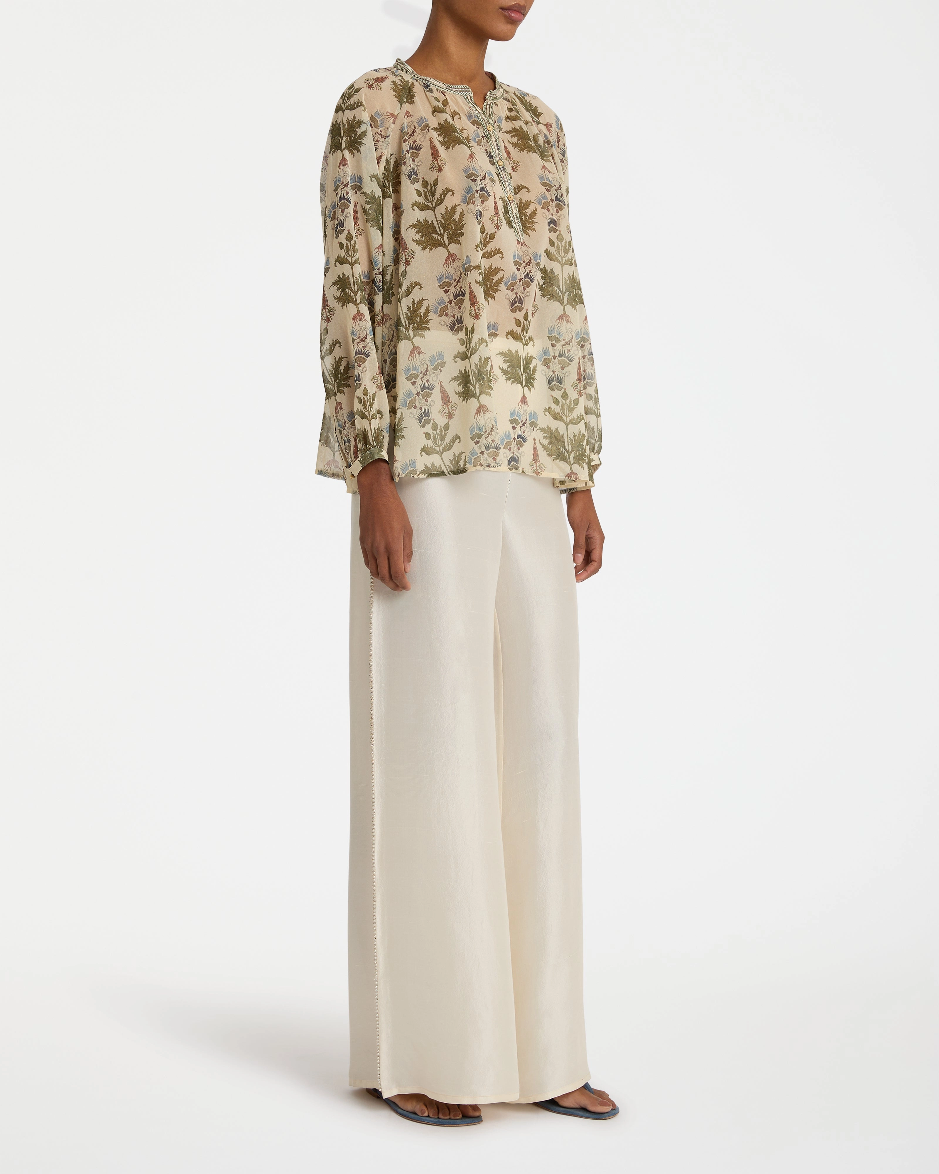 Sunshirt in Shiny Persian Botanic Print