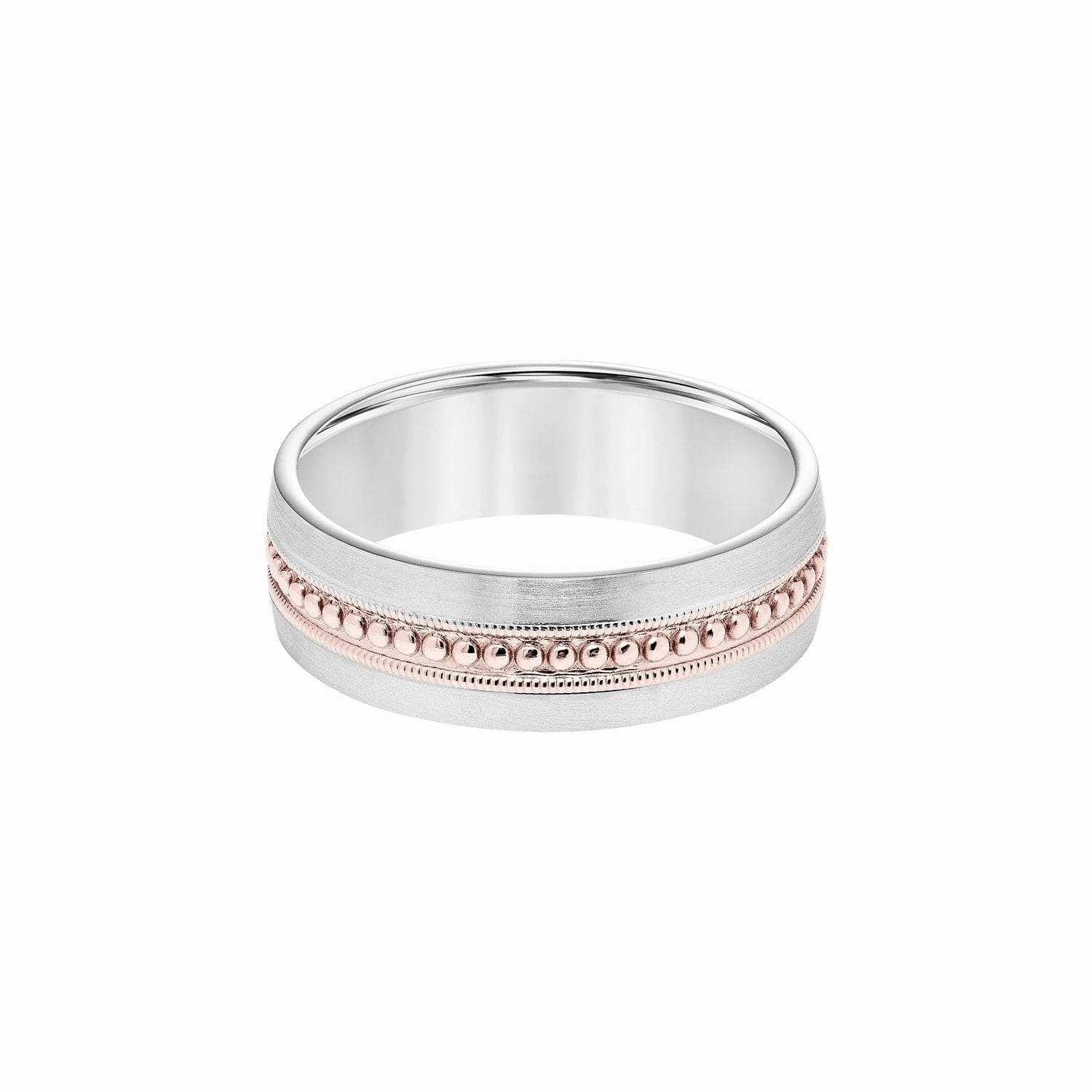 Super Milgrain Two-Tone 7mm Band