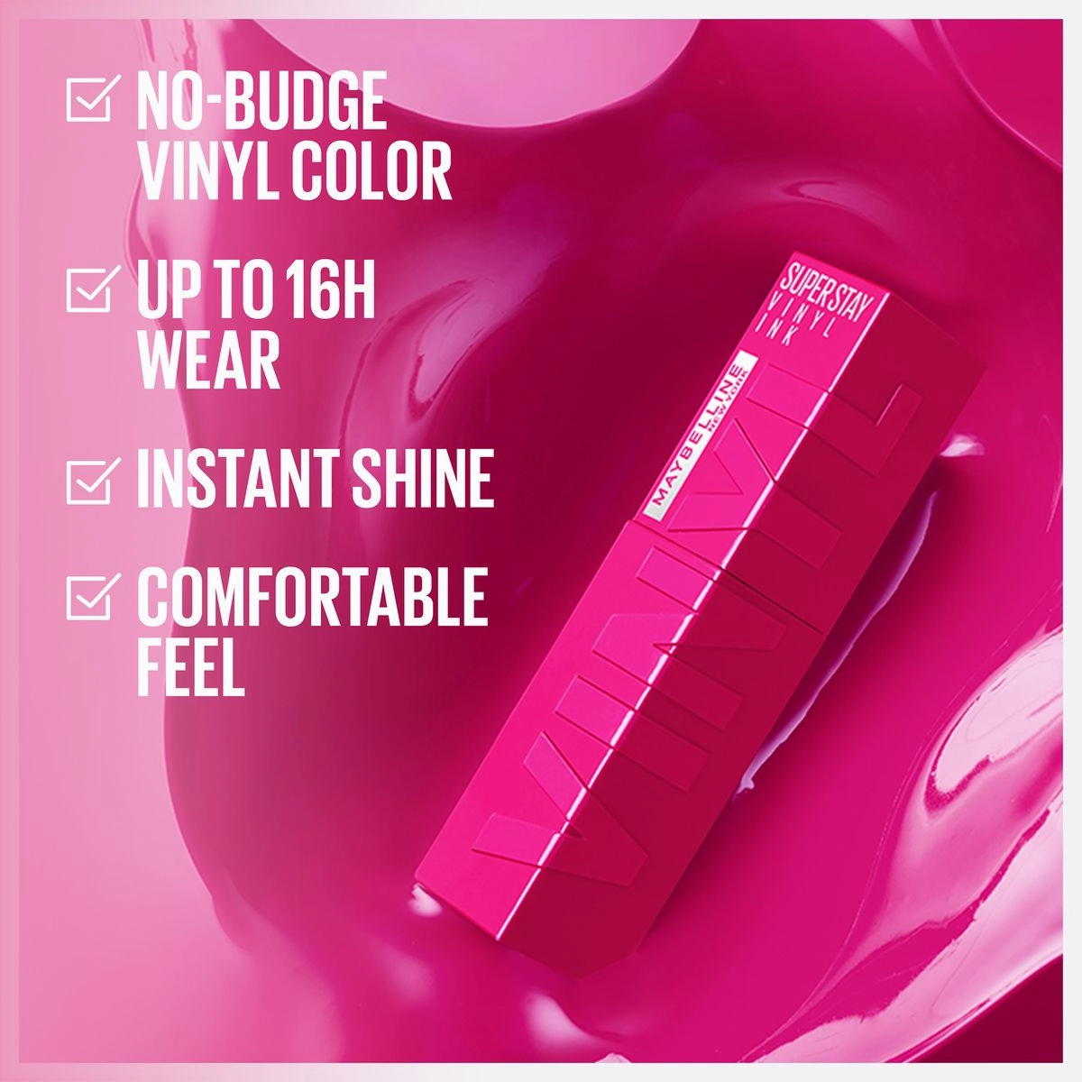 Superstay Vinyl Ink Liquid Lipstick - Shine Finish, Up To 16H