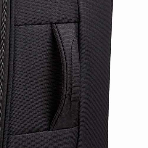 SwissGear 4010 Softside Luggage with Spinner Wheels, Black, Carry-On 18-Inch