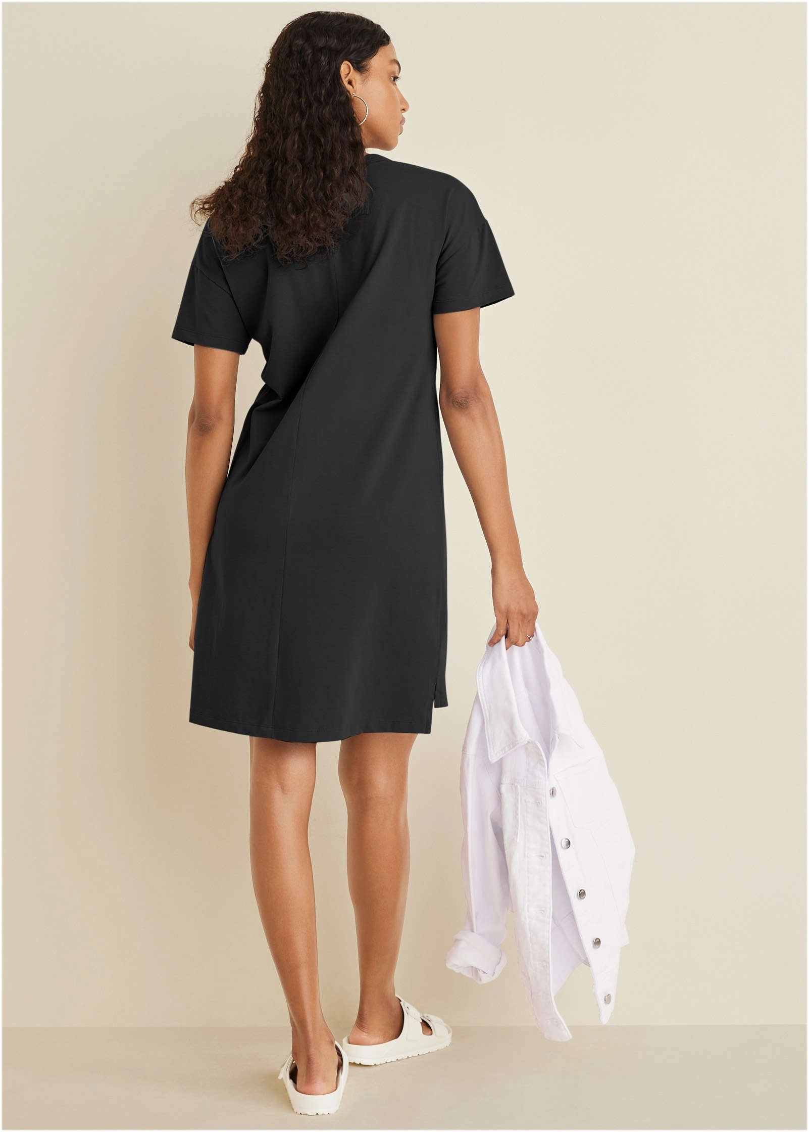 T-Shirt Dress - Black
