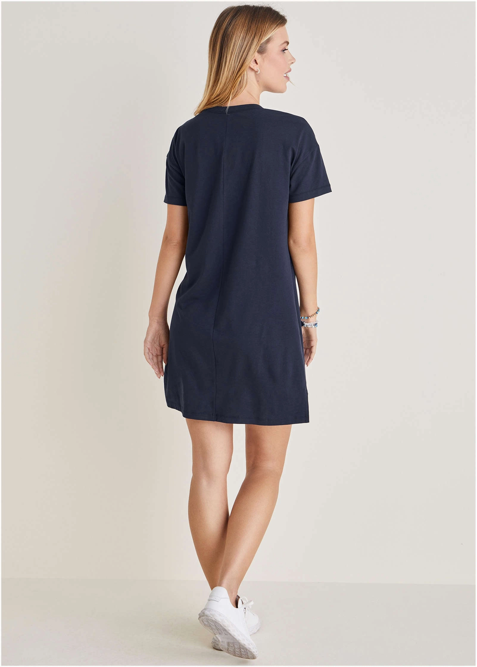 T-Shirt Dress - Black Iris USA