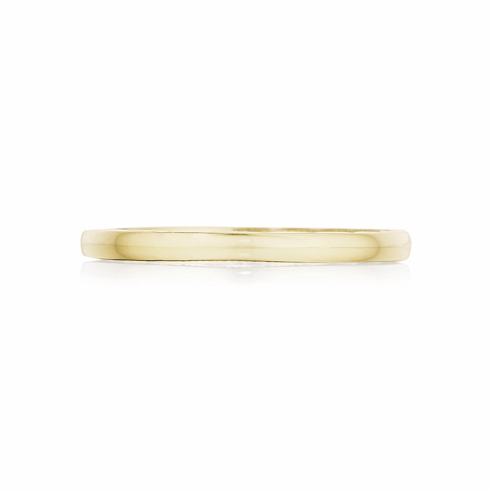 Tacori Coastal Crescent High Polish Finish Wedding Band