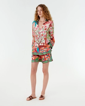 Tamu Shorts in Louis Barth??lemy Print