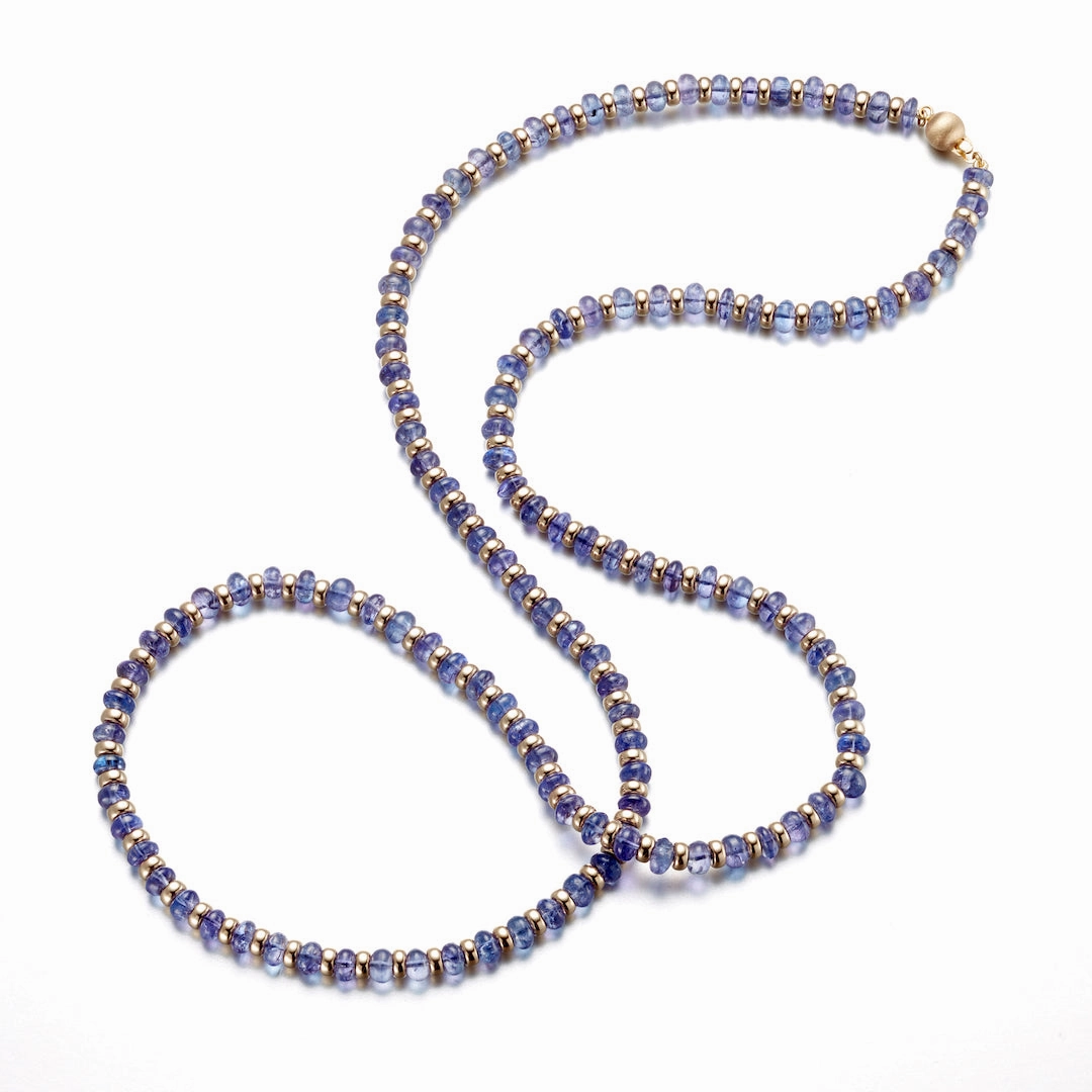 Tanzanite & Gold Necklace