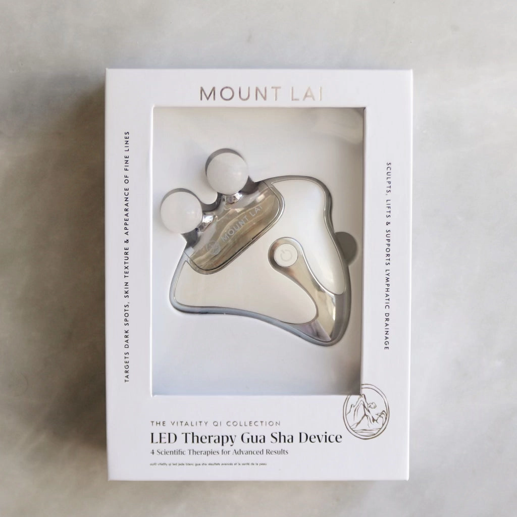 The Vitality Qi Led Gua Sha Device With Protective Pouch