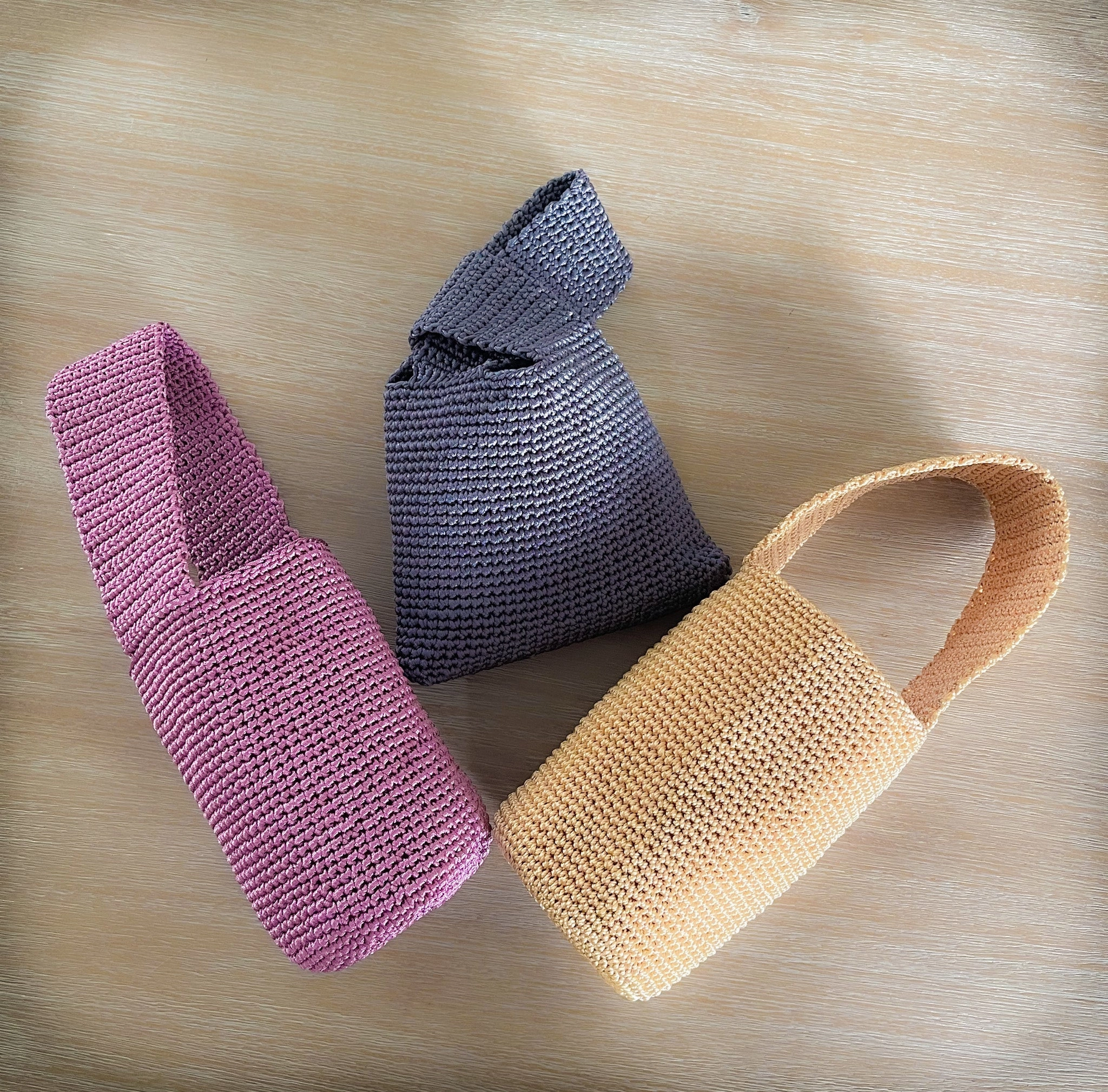 Therese Handwoven Bag -Grey