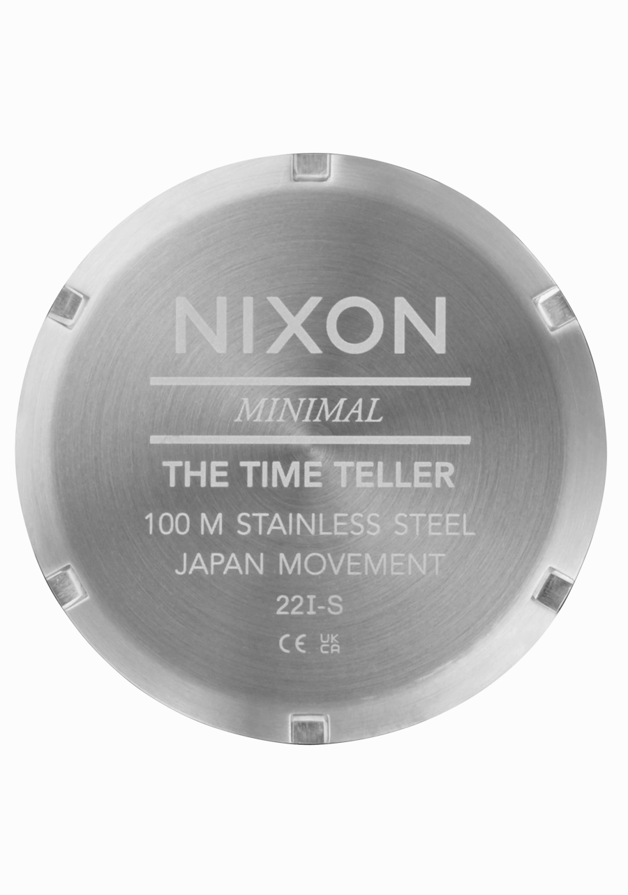 Time Teller Leather - Silver / Egret / Cranberry