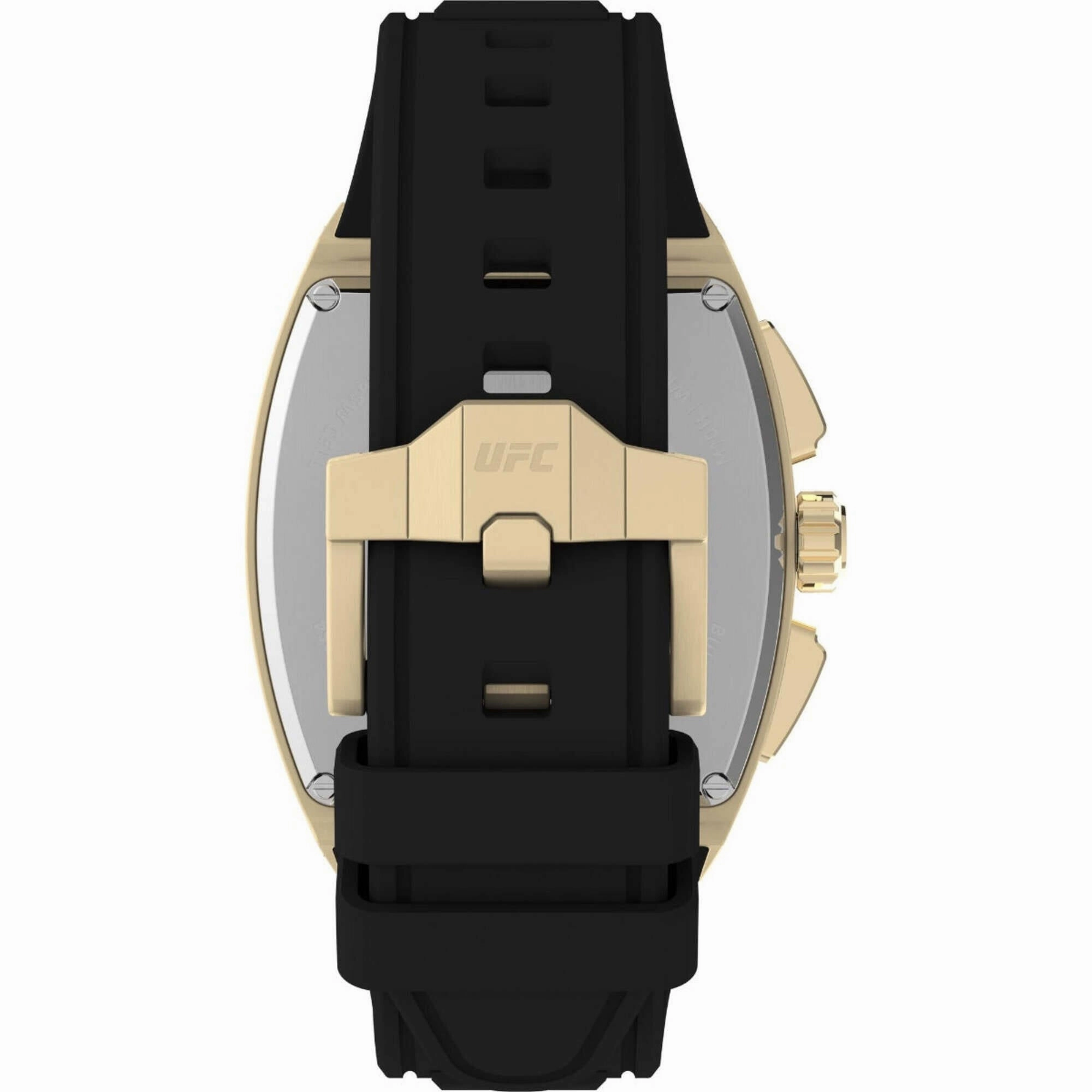 Timex Men's Watch - UFC Street Chronograph Yellow Gold Case Black Strap | TW2V88000