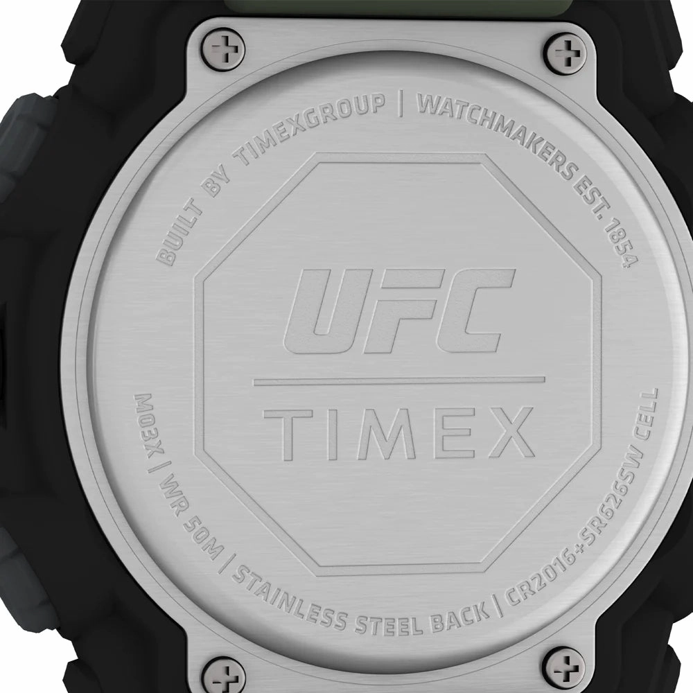 Timex UFC Impact Anadigi 50mm Resin Band Watch TW5M52900