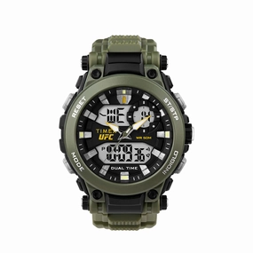 Timex UFC Impact Anadigi 50mm Resin Band Watch TW5M52900