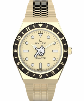 Timex x seconde/seconde/ Loser 38mm Limited Edition Gold Men's Watch TW2W70700