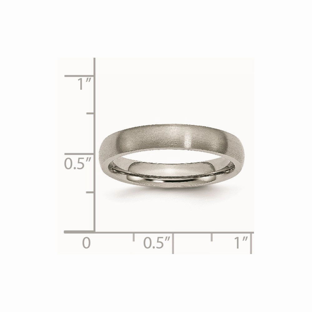 Titanium 4mm Brushed Band | TB6