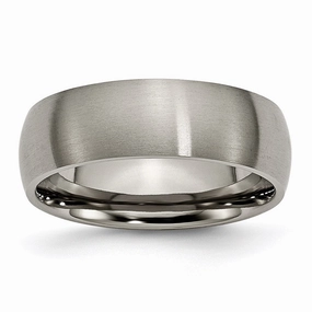 Titanium 7mm Brushed Band | TB158