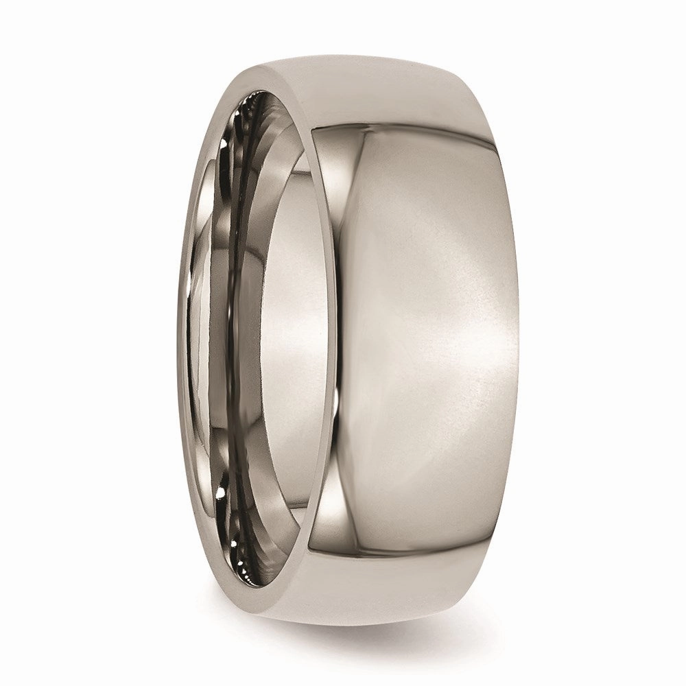 Titanium 8mm Polished Band | TB2