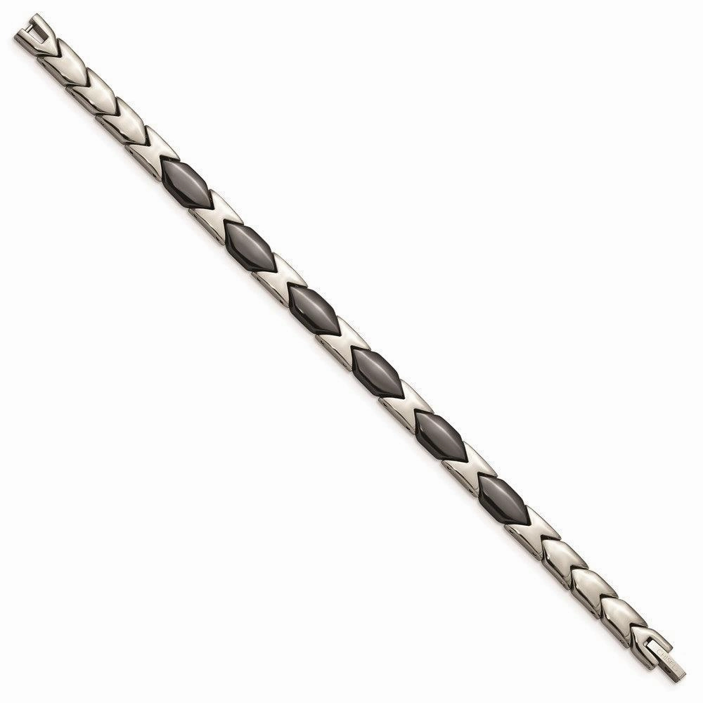 Titanium Black Ceramic 7.5in Bracelet