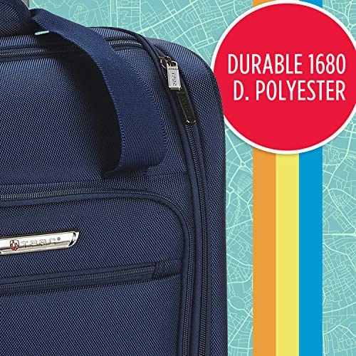 TPRC 15-Inch Under Seat Carry-On Bag, Purple, Underseater