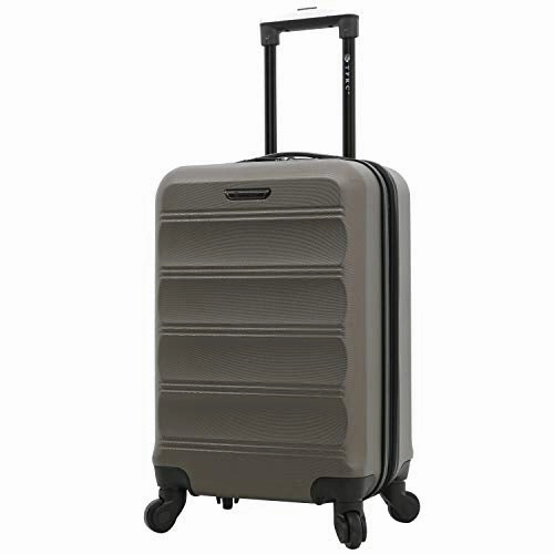 TPRC Carlow 3-Piece Hardside Expandable Spinner Luggage Set, Coffee Brown, (20/24/28)