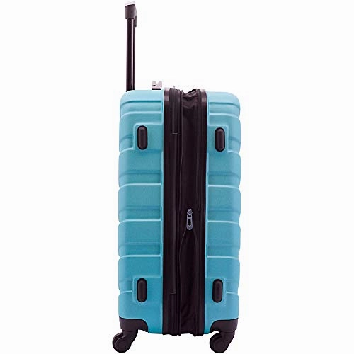 TPRC Madison Heights Expandable Spinner Hardside Luggage, Black, 2-Piece Set (20/28)