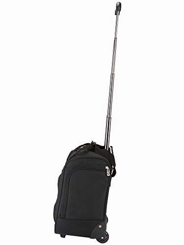 Travelers Club Business Class 16-Inch Under the Seat Carry-On Luggage, Executive Black