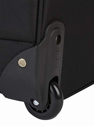 Travelers Club Business Class 16-Inch Under the Seat Carry-On Luggage, Executive Black