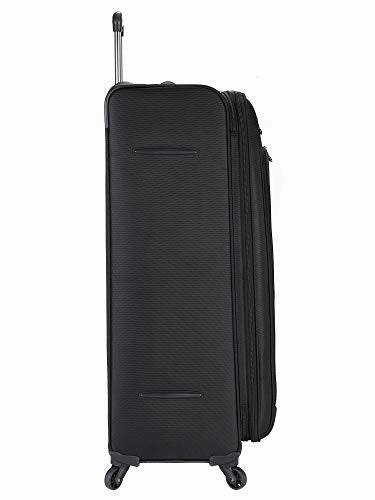 Travelers Club Business Class Expandable Spinner Luggage, Executive Black, Checked-Extra Large 32-Inch