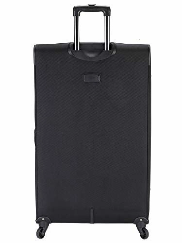 Travelers Club Business Class Expandable Spinner Luggage, Executive Black, Checked-Extra Large 32-Inch