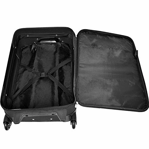 Travelers Club Euro II 3-Piece Softside Luggage Set, black