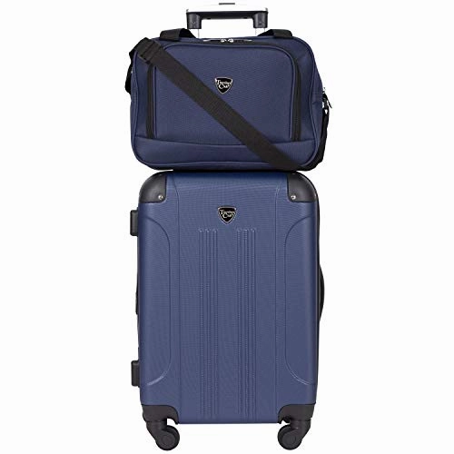 Travelers Club Sky  Luggage Set, Navy Blue, 3 Piece
