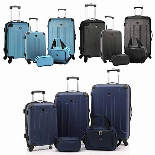 Travelers Club Sky  Luggage Set, Teal, 5 Piece