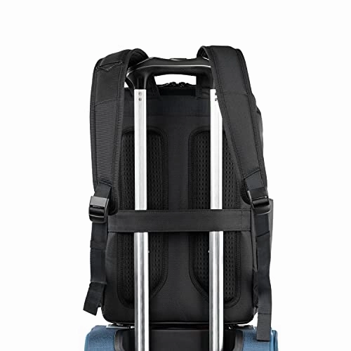 Travelpro Crew Executive Choice 3 Slim Backpack, Jet Black