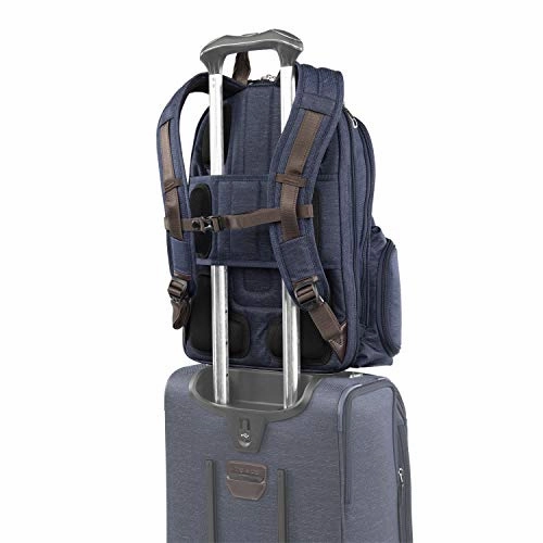Travelpro Platinum Elite-17-Inch Business Laptop Backpack, True Navy, 17.5-Inch