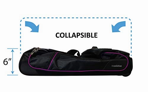 Travolution 23 Inch Garment Rack Duffel with Wheels, Pink